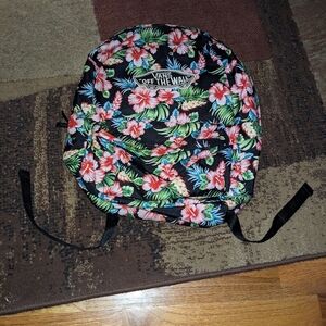 Vans flowered backpack flowers Hawaiian Bag